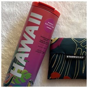 Starbucks Hawaii Tropical Fruits and Palm 16 oz Stainless Steel Tumbler